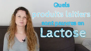 Quel est le lait le plus pauvre en lactose