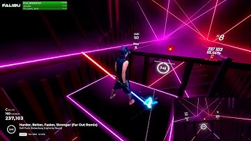 Highlight: Harder, Better, Faster, Stronger -- Darth Maul Style with Beat Saber VR in Mixed Reality