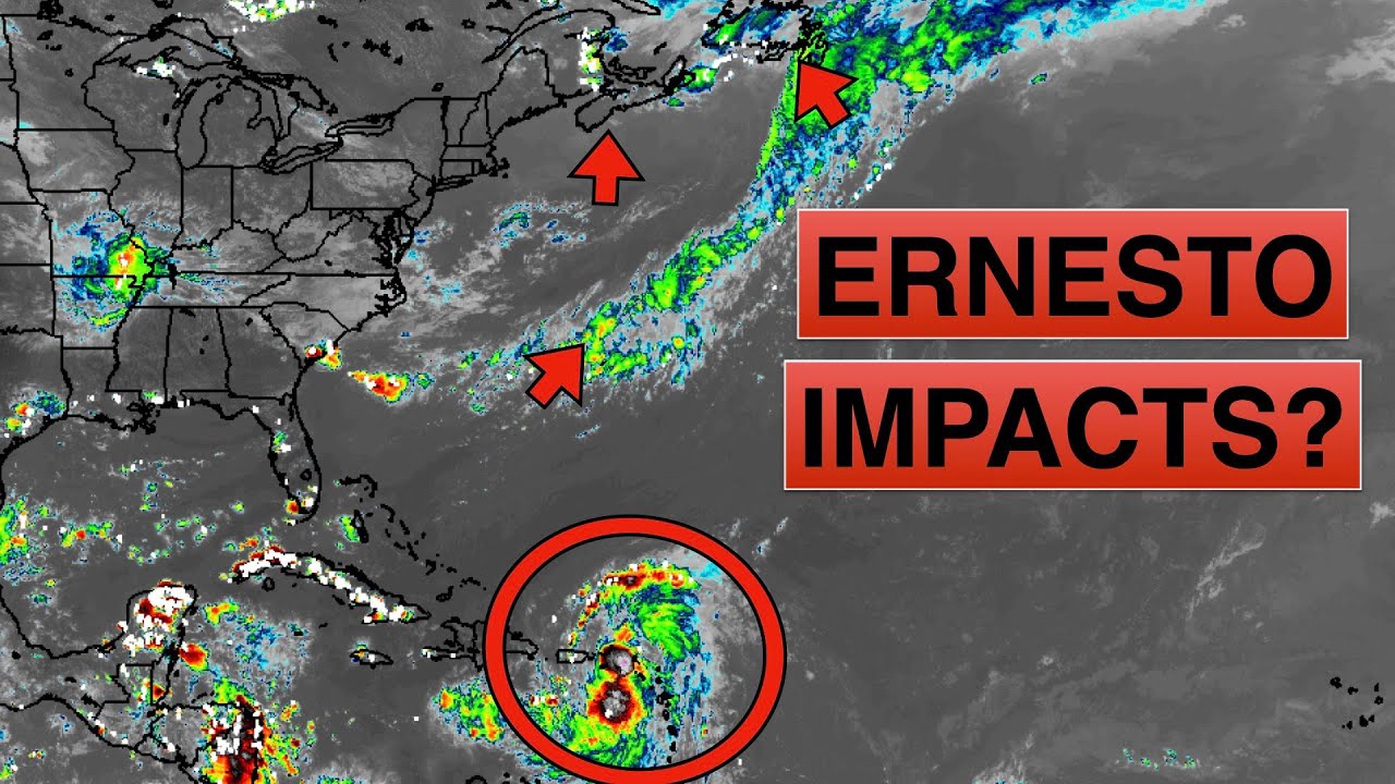 Major Hurricane Ernesto Possible and Impacting Bermuda & Canada? - YouTube