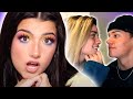 Charli D'Amelio REACTS to 100M on Tik Tok + Noah Beck & Dixie D'Amelio try KISS challenge