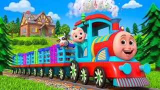 Choo Choo Train Song | Fun Train Song For Kids | Learn And Sing With Moving Train | Sim Sim Kids