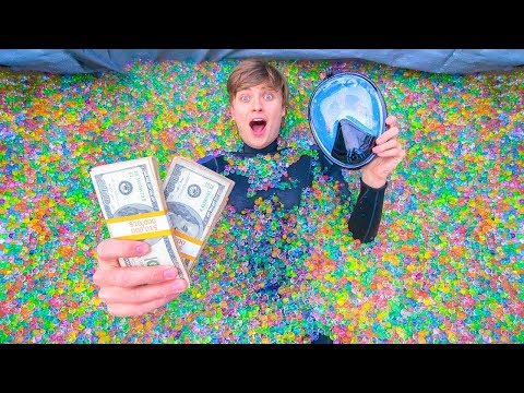 SCUBA DIVING IN ORBEEZ SWIMMING POOL!! (WIN $10,000)