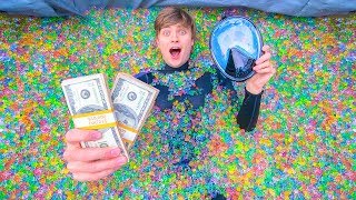 SCUBA DIVING IN ORBEEZ SWIMMING POOL!! (WIN $10,000)