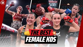 WITNESS THE POWER 👊💥 | Best Female KOs in Bellator MMA
