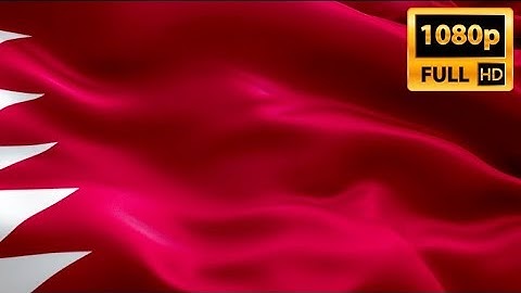 Qatar waving flag. National 3d Doha flag waving. Sign of Qatar‎‎. Qatar flag Full HD