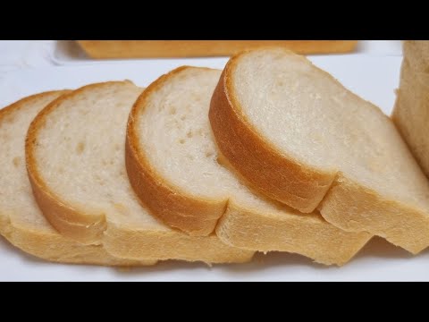 Нежный молочный хлеб в прямоугольной форме