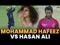 Mohammad hafeez vs hasan ali  quetta gladiators vs islamabad united  match 13  hbl psl 8  mi2a