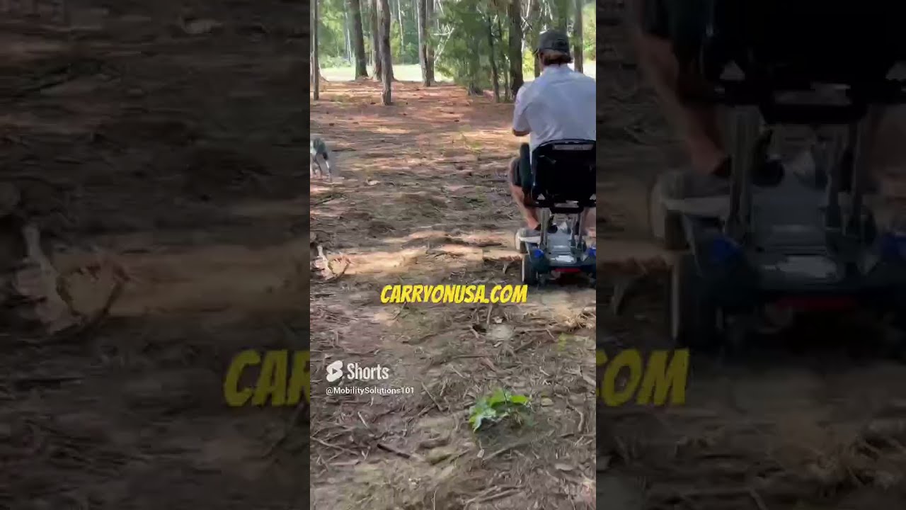 Carryon Fold Down Outdoor Test Drive Mobilityscooter