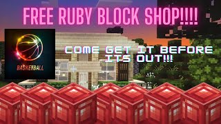 Free Ruby Block Shop!!!! | I'm Back!!!! | (400 Subscriber Special) (Minecraft.io)