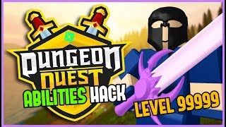 UNLIMITED ABILITY HACK | DUNGEON QUEST LEVEL & ITEM EXPLOIT ROBLOX 3/14/2019