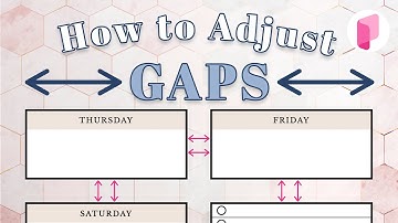 How to Adjust Gaps between Widgets on Planify Pro