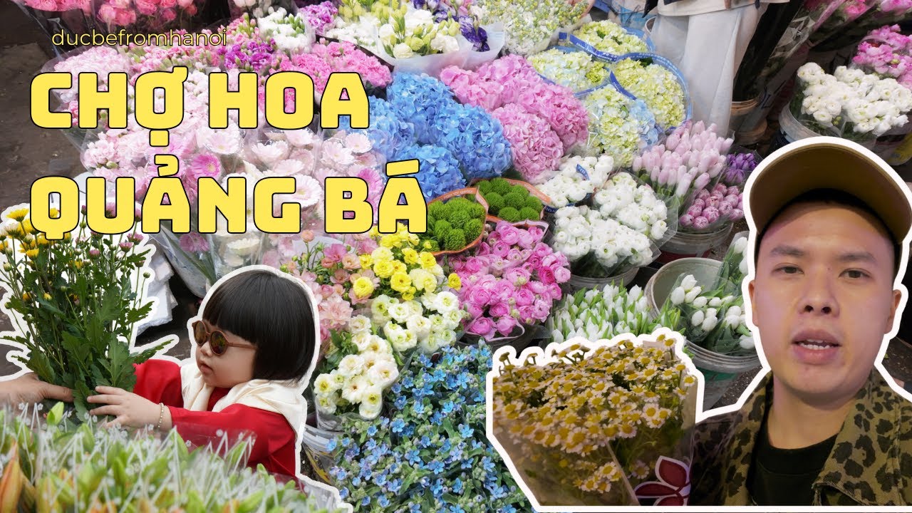 Khám phá Chợ hoa Quảng Bá về đêm – nơi Hà Nội thơm nhất | 5 Minutes in Hanoi