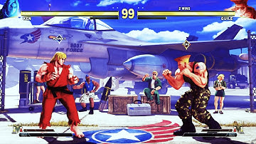 Ken vs Guile (Hardest) Street Fighter V.