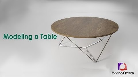 Modeling a Stylish Table in 3Ds Max