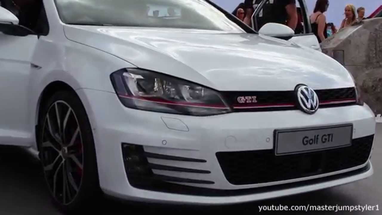 VW Golf 7 GTI in white with Performance Package - YouTube