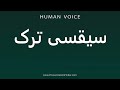 How To Pronounce سیقسی ترک How To Pronounce سیقسی ترک