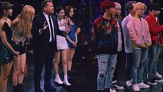 BTS x BLACKPINK • the late late show • [fmv]