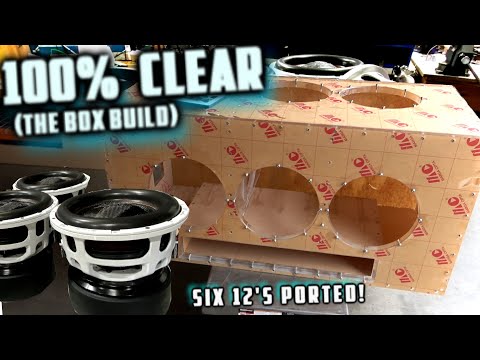 NO CNC! Building Ported Subwoofer Box FOUR 12's! - Woodworking 