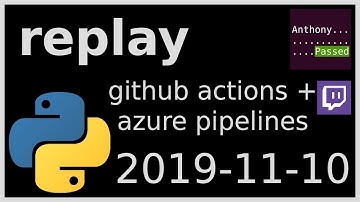 replay - github actions + azure pipelines (and dns) - 2019-11-10