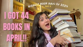 I got 44 books in April🌷📖 HUGE BOOK HAUL📚🛍️ Book shopping India||