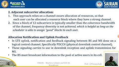 Lecture video_15EC81_Module2_OFDMA and SC-FDMA in LTE_A Poonguzhali