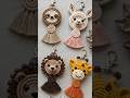 Macrame keychain/Macrame animals key chain#shorts#yt#macrame#short