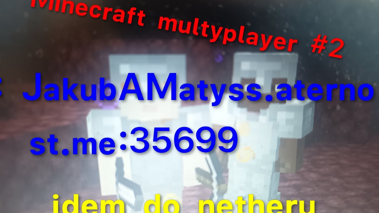 jdeme do netheru #2 díl minecraft multyplayer připoj se i ty
