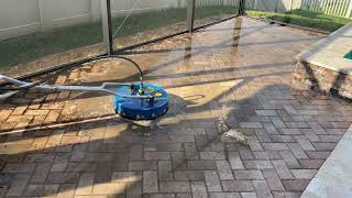 Paver sealing step-by-step process using a water based sealer by Premier Pro Wash & Seal