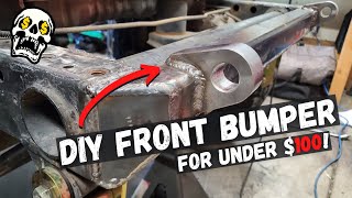 Old School Jeep YJ Build (Part 3) | High-Clearance Front Bumper Build For Under $100!