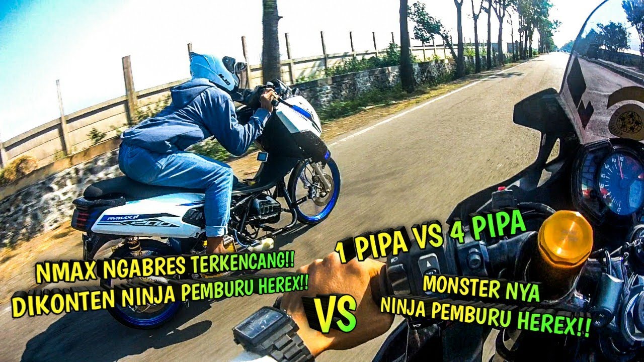 NMAX RAT MOTOR 🆚 ZX25R PEMBURU HEREX