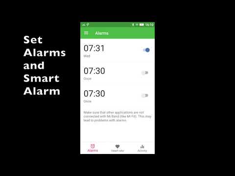 Mi Heart Rate with Smart Alarm - be fit Band