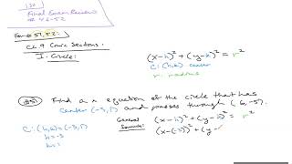 Math 40 840X: Final Exam Review #51, 52
