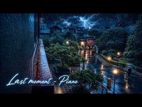Last Moment – Emotional Piano Music for a Rainy Night Before Goodbye