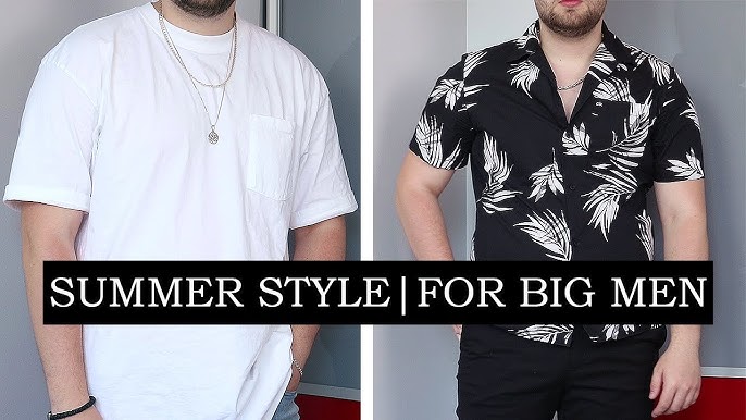 5 Outfits For Bigger Guys - Casual Fashion For Big Guys - Big Men Fashion -  Youtube