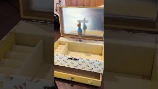Peter Rabbit In Garden Musical Jewellery Box Tune Is Vivaldi- Spring