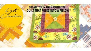 How to make a Quillow - a quilt that folds into a pillow