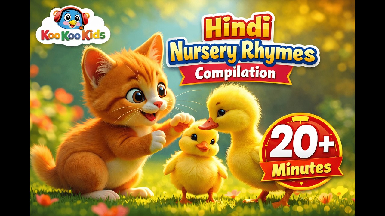 Hindi Nursery Rhymes Collection 🎵 | Top Hindi Rhymes for Kids | 20 ...