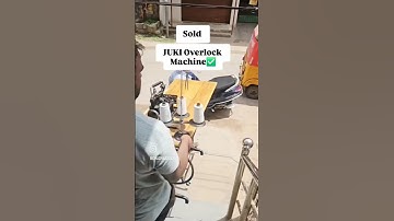 Sold Juki Overlock Machine✅️#jukioverlockmachine #overlockmachine😍#jukimachines #overlockthread❤️