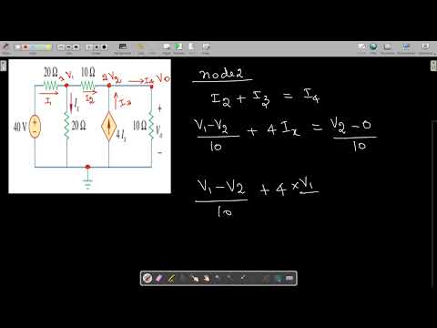 Nodal Analysis- Problem 3.12 - Fundamentals of Electric Circuits - 5th edition