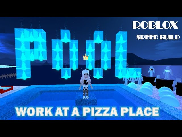How To Build Customize Swimming Pool In Work At A Pizza Place Roblox Youtube - how to swim on roblox work at a pizza place