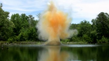 18.5 lbs Patriot Brand Explosive Target over Water