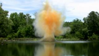 18.5 lbs Patriot Brand Explosive Target over Water