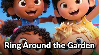 Ring Around the Rosie 🌈 | Rainbow Rhymes Club Nursery Rhymes & Kids Songs screenshot 3