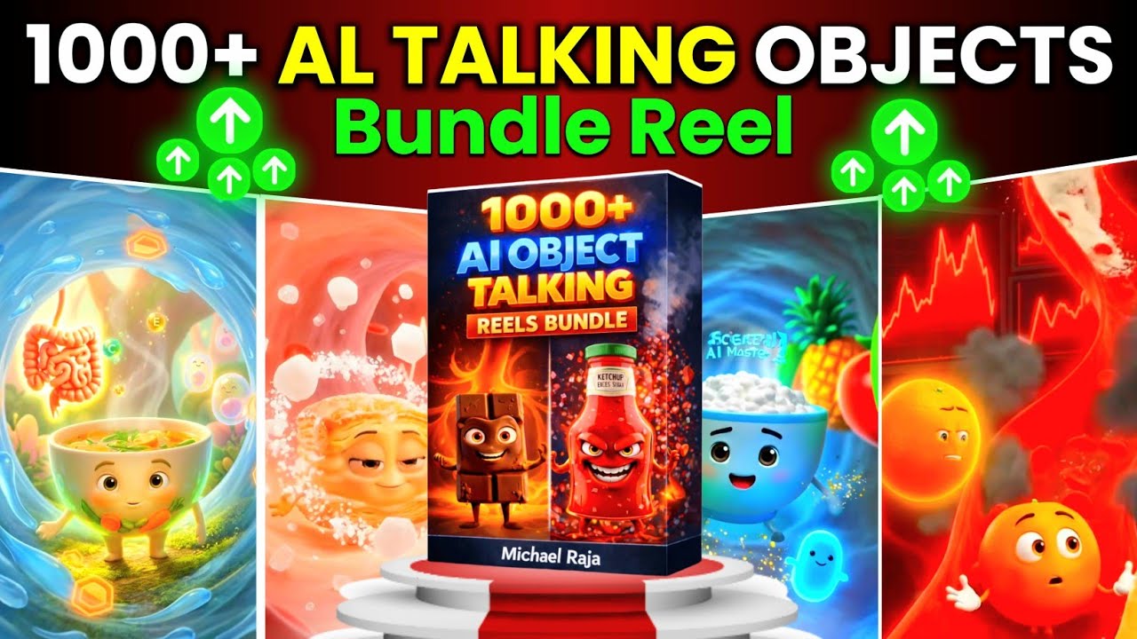 1000+ AI Talking Objects Bundle for Reels & Shorts | AI Talking Objects Video Kaise Banaye 