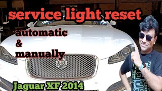 How to reset service Required of Jaguar XF,