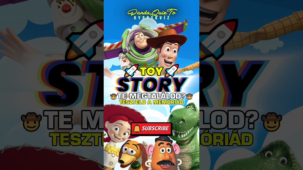 KVÍZ: 🤠TOY STORY 🚀Memória KIHÍVÁS!🧠Neked SIKERÜL?😅 #shorts #trending #kvíz