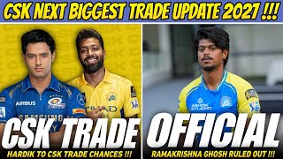CSK Big Trade Offer - Hardik Pandya | Ramakrishna Ghosh Ruled Out Update ! IPL 2026