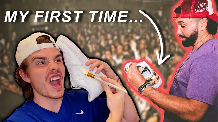 I Surprised Mike Stud Backstage With Custom Shoes...
