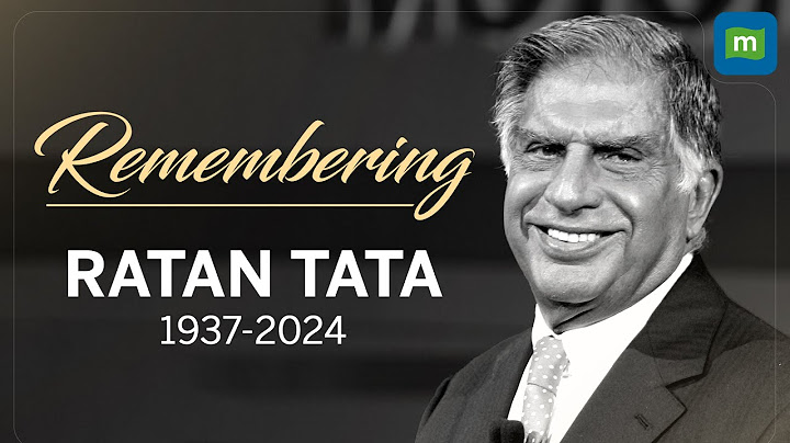 Ratan Tata, of India's Tata conglomerate, passes away