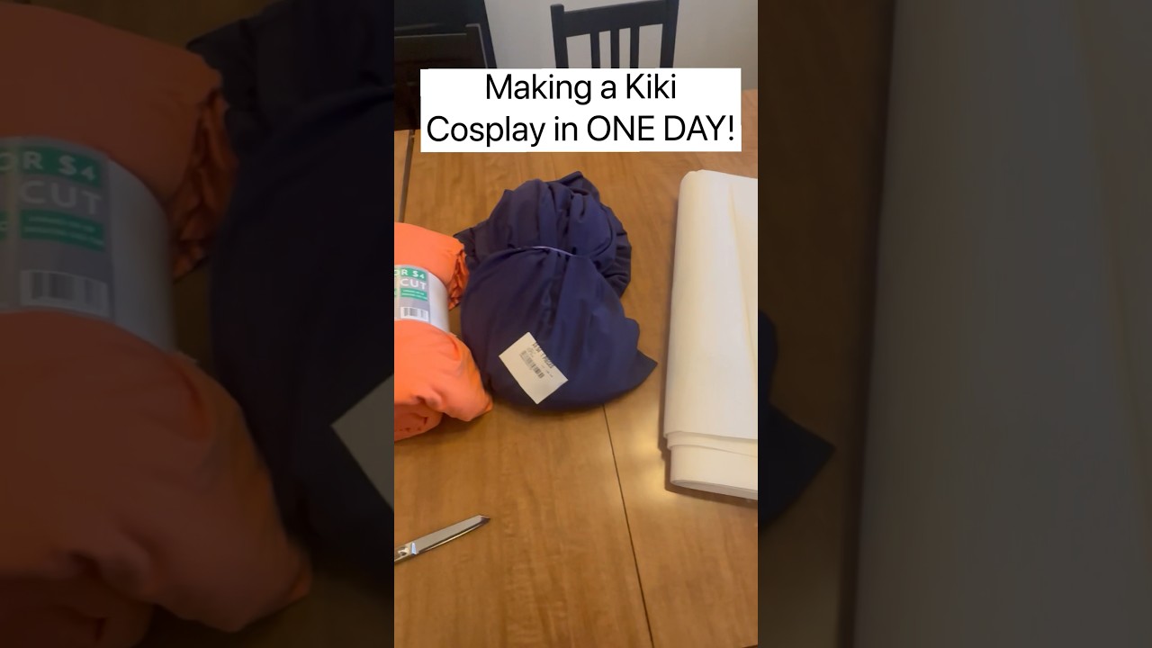 A Kiki cosplay in ONE DAY! #cosplay #diycosplay #diy #crafts #sewing #kiki #kikideliveryservice